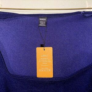 SHEIN Royal Blue Blouse